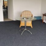 Garage carpet installation using Marine Grade Carpet Garage carpet installation after