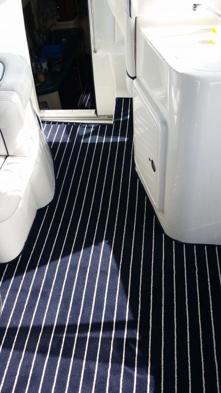 Marine Carpet Teak Boat Installation