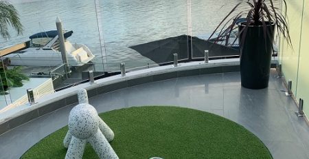 Circle Outdoor Grass Mats From Carpet Capers