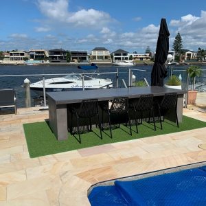 Customers Outdoor Grass Mats From Carpet Capers