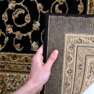 Black Rug | Classic Pattern