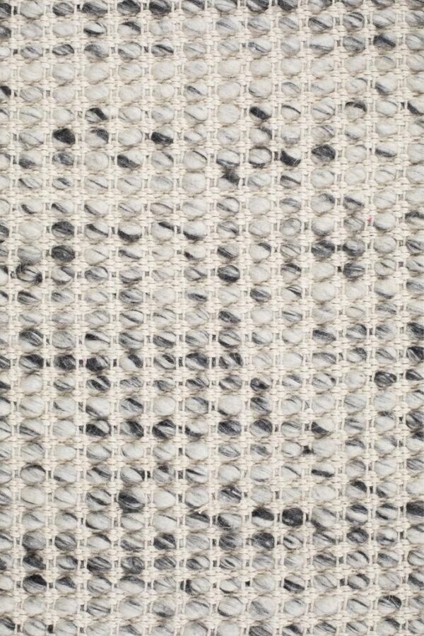 Natural Double Sided | Wool Area Rug | Colour Grey Natural