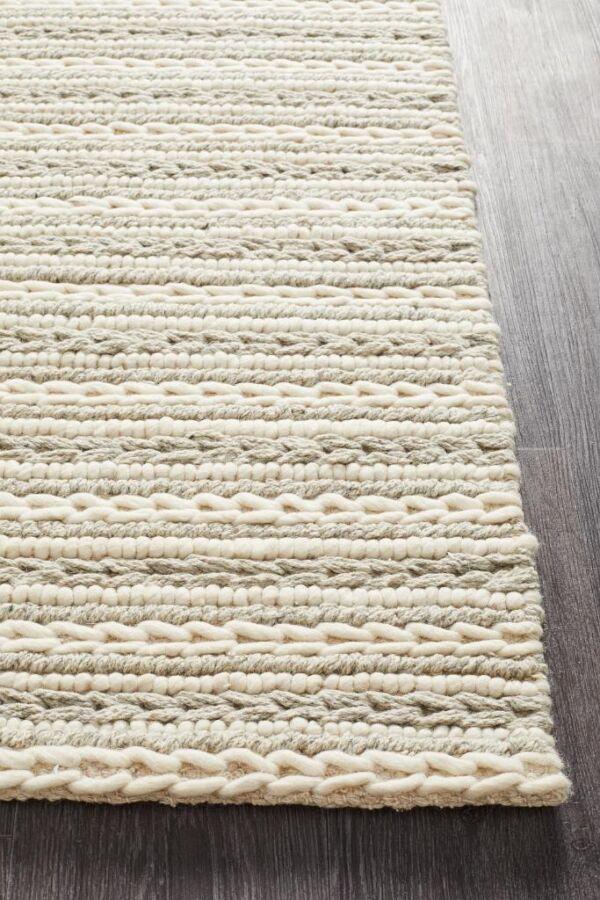 Hellena Braied Felted Wool Rug Side Design