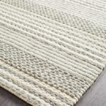 Silver Hellena Braided Silver Felted Wool Rug
