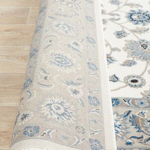 Classic White With Beige Border Rug