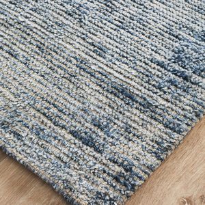 Cloud Indigo Cotton Rayon Rug