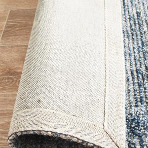 Cloud Indigo Cotton Rayon Rug