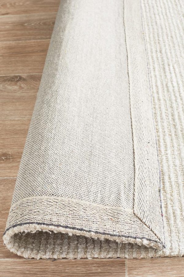 Cloud Ivory Cotton Rayon Rug