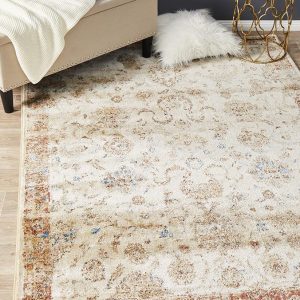 Ivory Tuskany Designer Rug