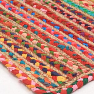 Expo Jute | Cotton Rug Close Up Profile