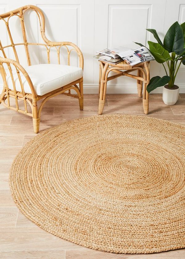 Round Natural Fibre Rug Round Natural Fibre Rug