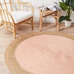 Round Pink Rug