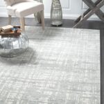 Abstract Rug | Colour Silver Grey | With Various Sizes Rectangle