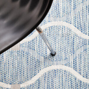 Alfresco Dining Outdoor Rug Close Up Photo
