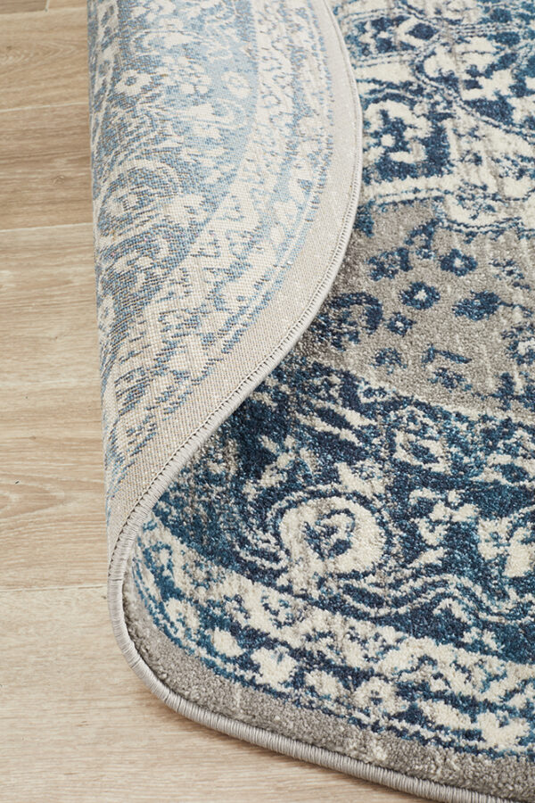 Area Rug backing of round rug