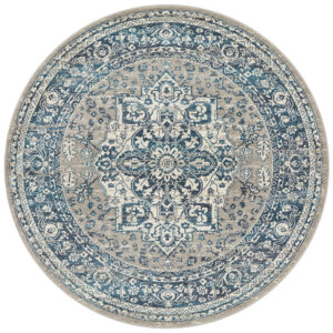 Area Rug round full view