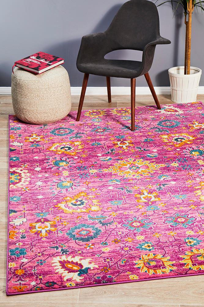Fuchsia Rug Carpet Capers Bursting with colour, life and character