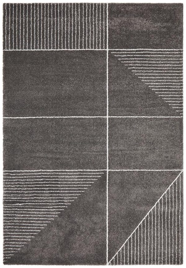 Charcoal Soft Dense Rug