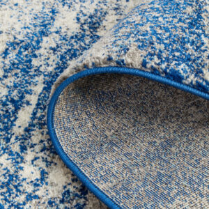 Blue Rugs Top and Back Of Rug
