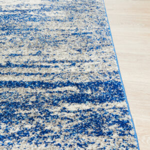 Blue Rugs end of rug