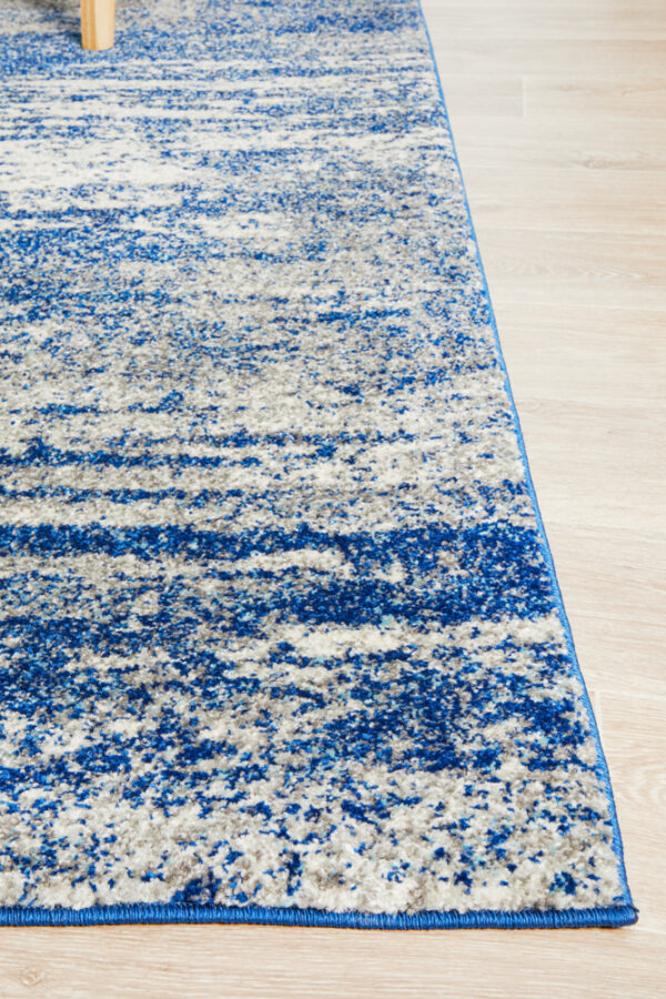 Blue Rugs end of rug