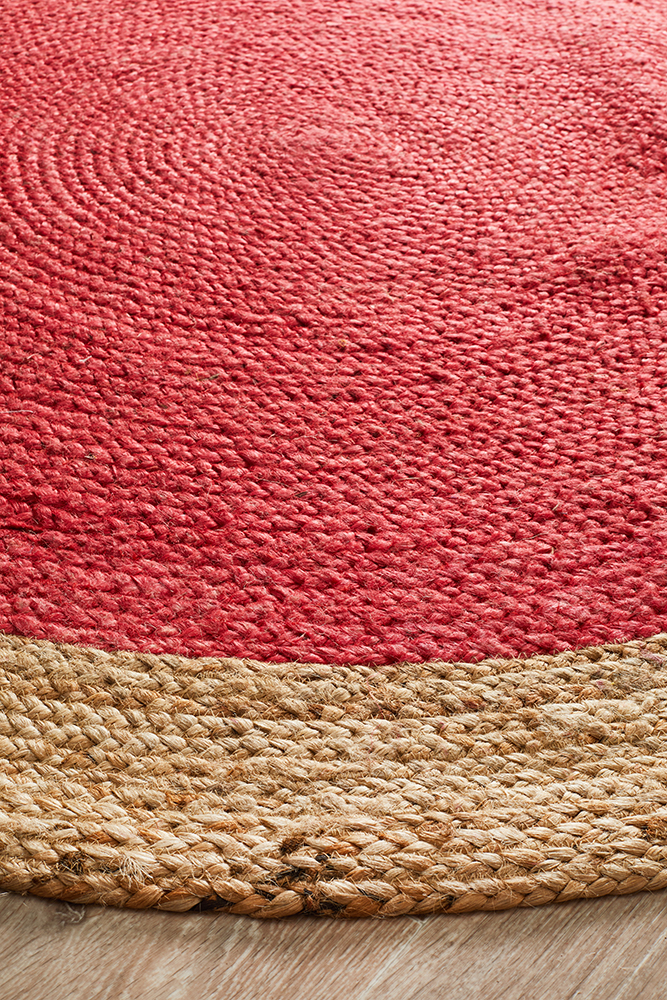 Circle Natural Fibre Rug | Carpet Capers | flatweave | Jute Fibre