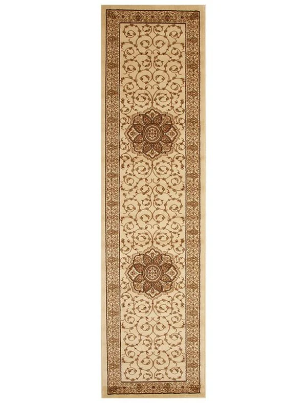 Classic Pattern Ivory Floor Rug