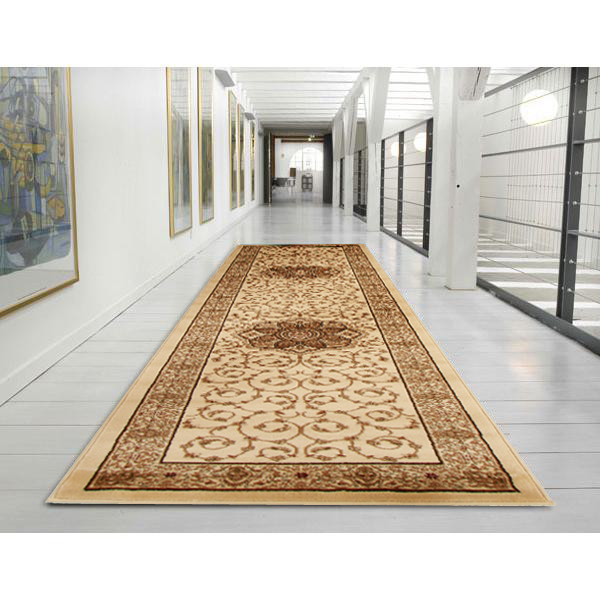 Classic Pattern Ivory Floor Rug