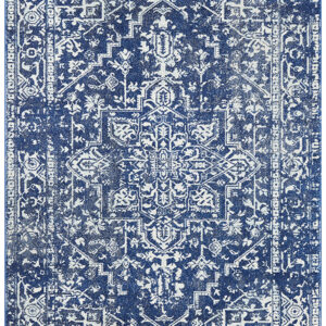 Contrast Navy Rug