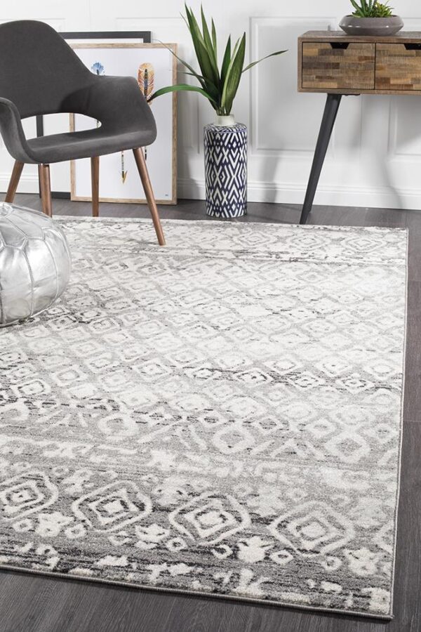 Dark Grey Tribal Flooring Rug Dark Grey Tribal Flooring Rug
