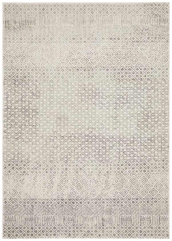 Diamond Grey Transitional Rug full photo