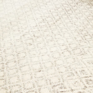 Diamond Grey Transitional Rug side of round