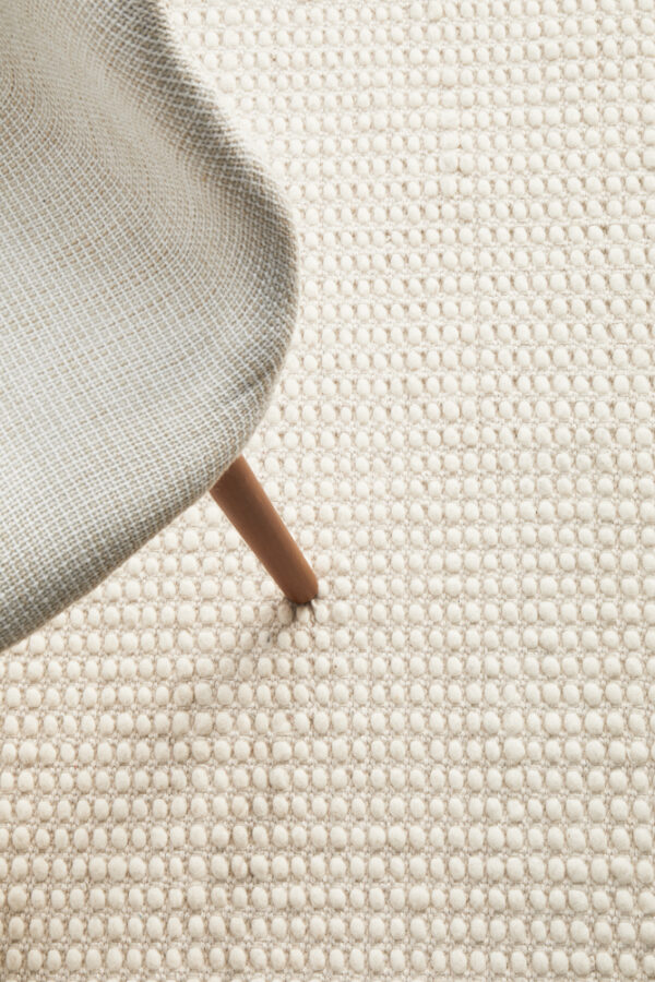 Double-Sided Wool Area Rug Close up Photo