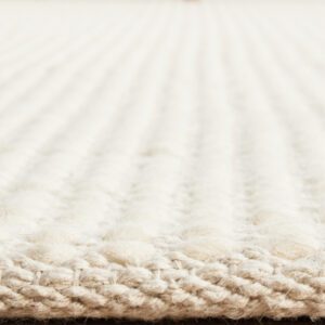 Double-Sided Wool Area Rug Side View