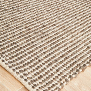 Double Sided Wool Floor Rug Corner View