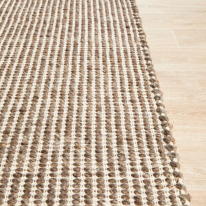 Double Sided Wool Floor Rug Side View