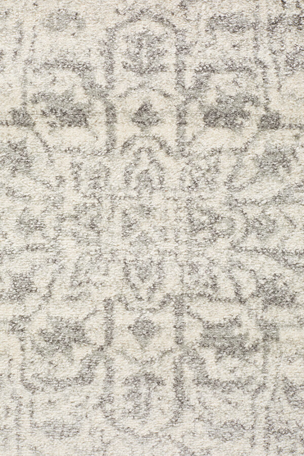Dream White Silver Rug