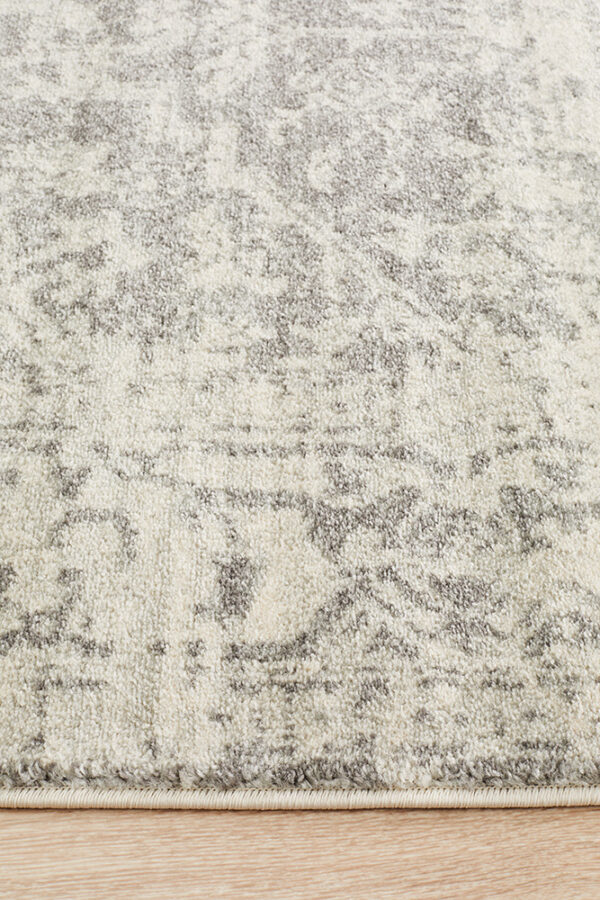 Dream White Silver Rug