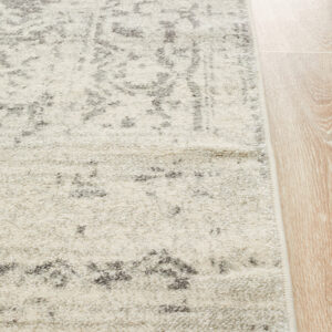 Dream White Silver Rug