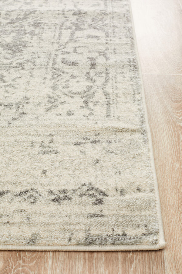 Dream White Silver Rug