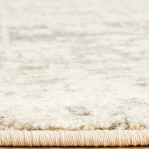 Edging of Dream White Silver Rug