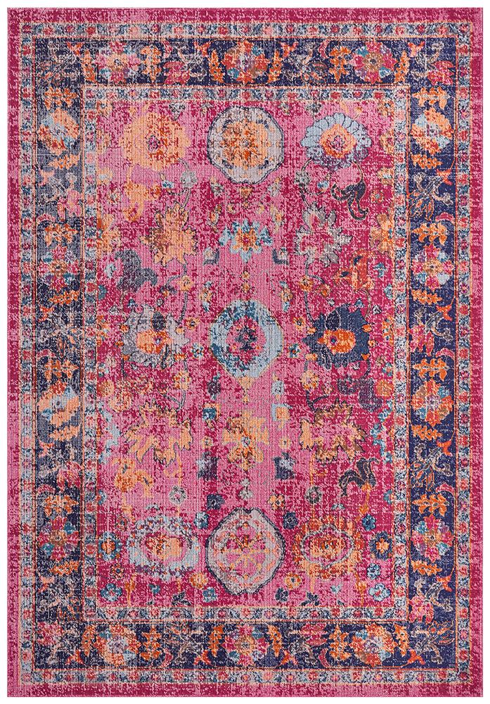Angelic Pink Rug | Carpet Capers | Textured traditional patterns