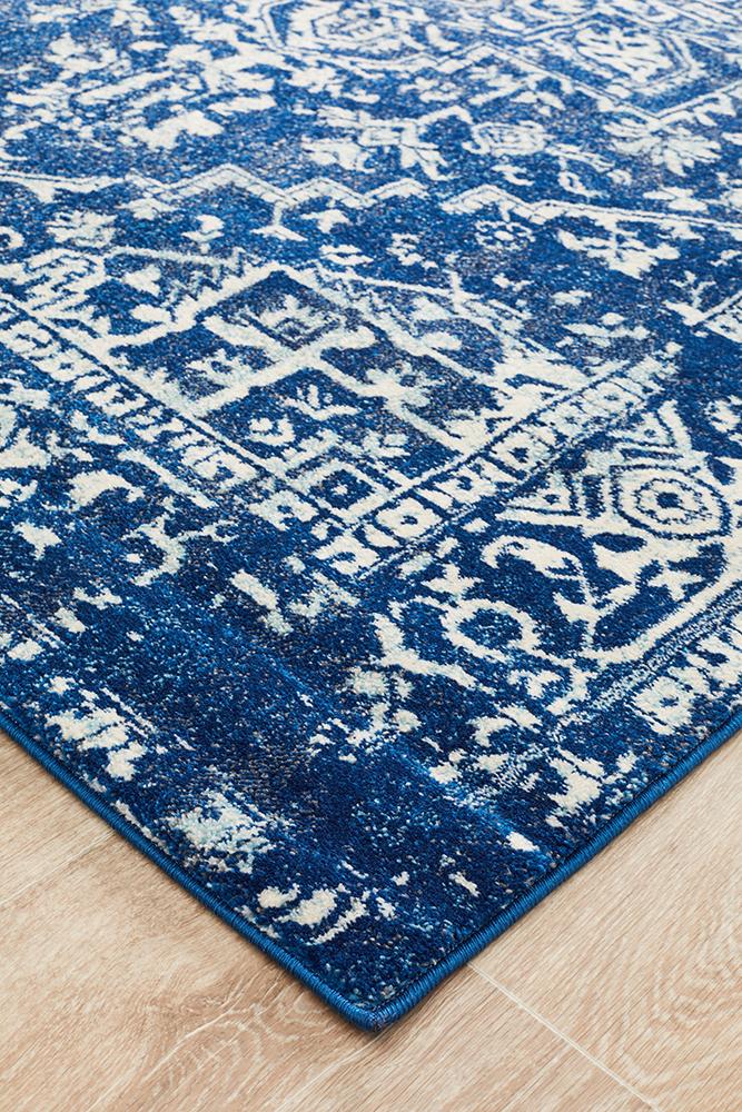 Fade Rug Contrast Navy Fade Style Rug | Carpet Capers | Transitional Rug
