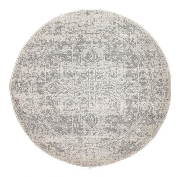 Dream White Silver Rug