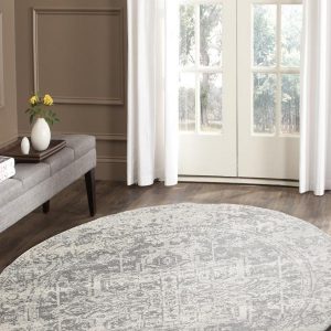 Dream White Silver Rug