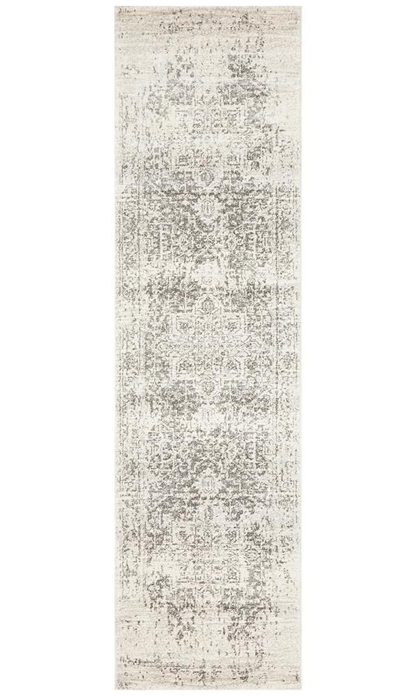 White Silver Rug