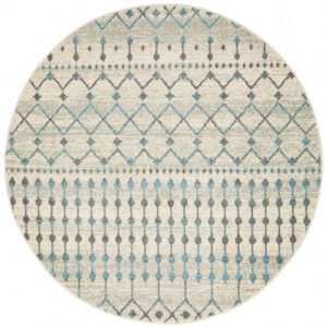 Slate White Transitional Rug full view