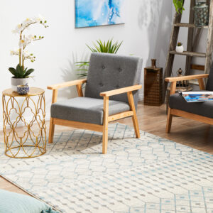 Slate White Transitional Rug Profile
