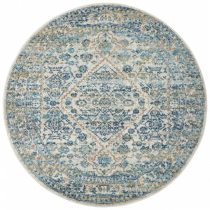 Silver Transitional Design Rug