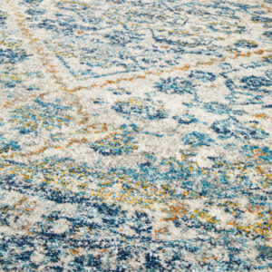 Silver Transitional Design Rug